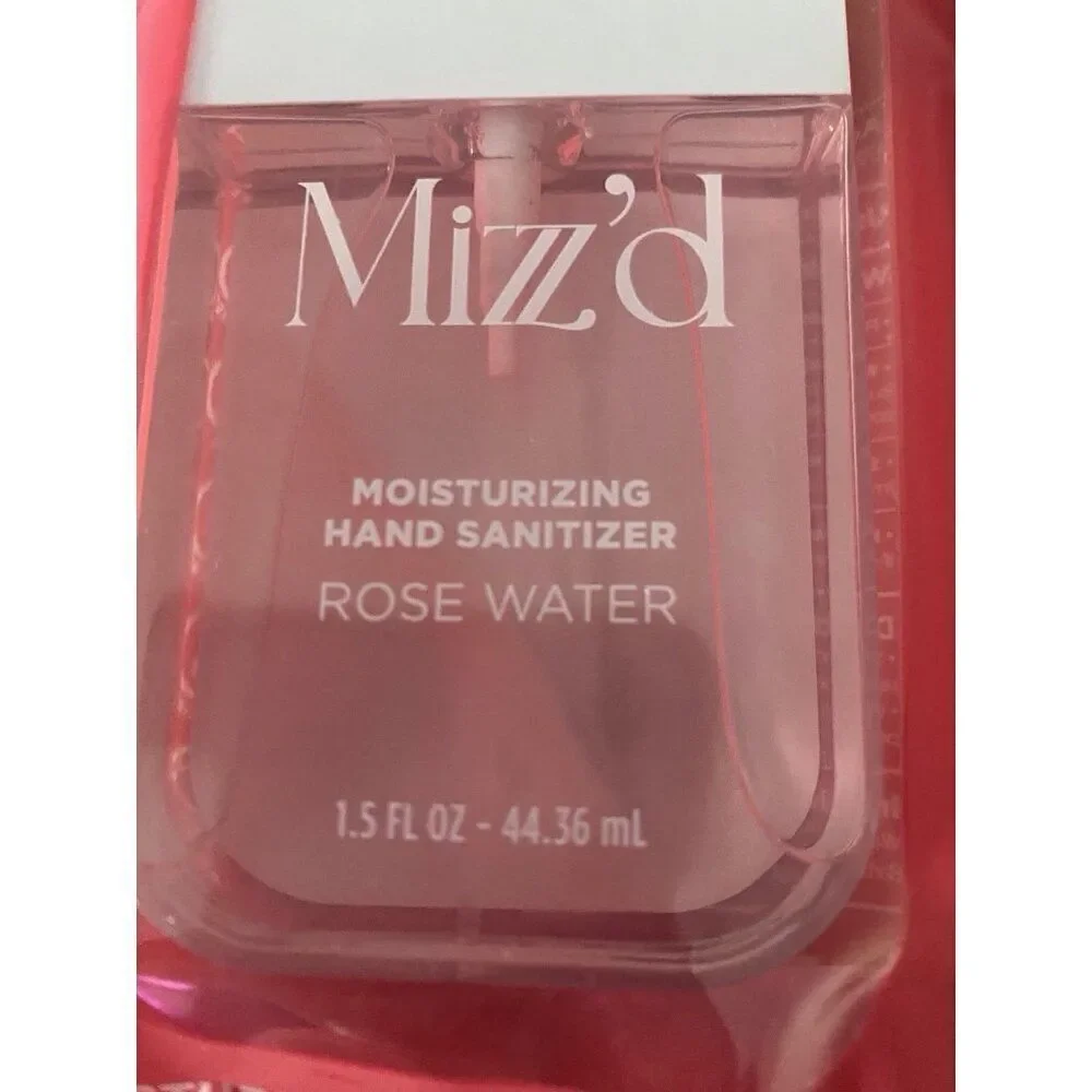 Mizzz’d‎ Scented Hand Sanitizer Spray 1.5 Fl Oz Rose Water Moisturizing NEW